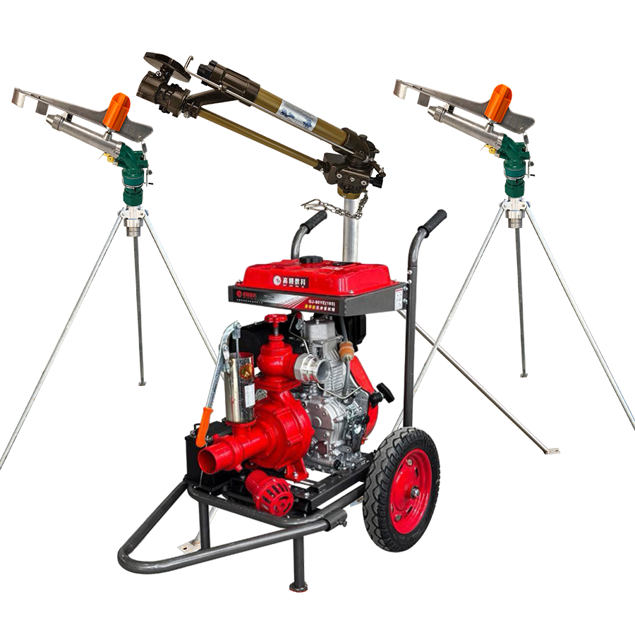 北碚一体式灌溉机组 全套喷枪水带配齐 抗旱浇地神器